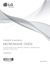 LG Microwave Oven LCRT2010ST User manual