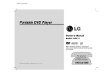 LG Electronics Portable DVD Player DP771 User manual