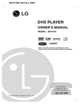 LG Electronics DVD Player DN191H User manual