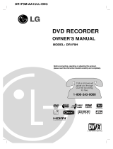LG DVD Player DR1F9M User manual