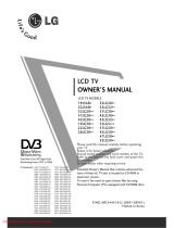 LG Electronics Flat Panel Television 19LG30 User manual