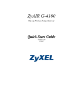 ZyXEL Communications G-4100 User manual