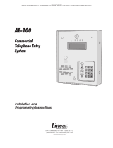 Nortek Contol Telephone AE-100 User manual