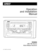 Linear Car Stereo System RV5055 User manual