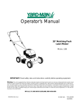 MTD Lawn Mower 109 User manual
