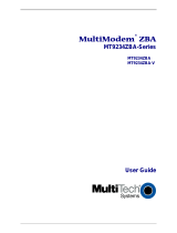 Multi-Tech Systems MT9234ZBA-V User manual