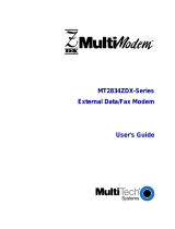 Multi-Tech Systems Network Card MT2834ZDX User manual