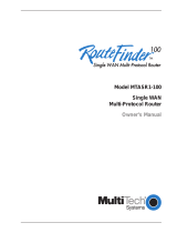 Multi-Tech Systems MTASR1-100 User manual