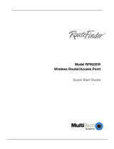 Multi-Tech Systems RouteFinder RF802EW User manual