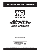 MQ Multiquip Biscuit Joiner MVC-64E/EW User manual