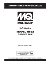 MQ Multiquip HS62 User manual