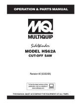 MULTIQUIPSaw HS62A