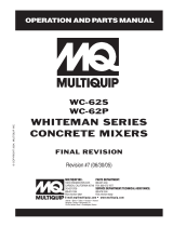 MQ Multiquip Music Mixer WC-62P User manual