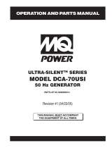 MULTIQUIP Portable Generator DCA-70USI User manual