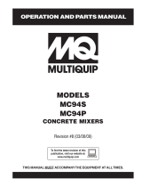 MULTIQUIP Mixer MC94P User manual