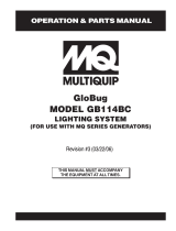 MQ Multiquip GB114BC User manual