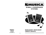 Musica Car Speaker MUSICA602W User manual