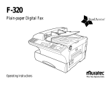 Muratec Fax Machine F-320 User manual
