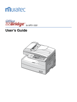 Muratec MFX-1330 User manual