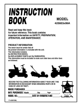 Murray Lawn Mower 425603x99A User manual