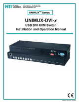 Network Technologies Unimux-DVI-4 User manual