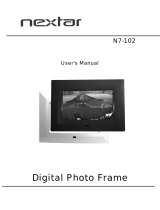 Nextar N7-102 - Widescreen Digital Photo Frame/MP3 Player User manual