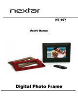 Nextar Digital Photo Frame N7W-1BE User manual