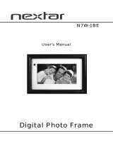 Nextar Digital Photo Frame N7W-1BE User manual