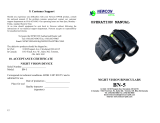 Newcon Optik Binoculars BN-5 User manual