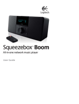 Logitech Portable Stereo System Squeezebox Boom User manual