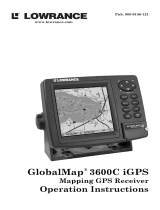 Lowrance GlobalMap 3600C iGPS User manual