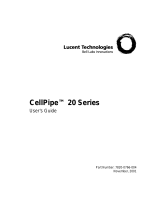 Lucent Technologies CELLPIPE 20A-GX User manual
