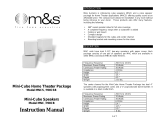 M&S Systems Speaker System MNC / MNCB User manual