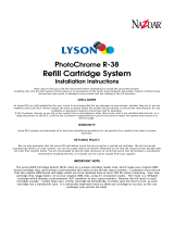 Lyson PHOTOCHROME R-38 User manual