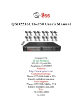 Q-See QSD2216C16-250 User manual
