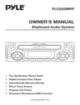 PYLE Audio PLCD22MRP User manual
