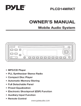PYLE Audio Stereo System PLCD14MRKT User manual