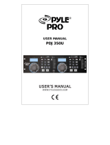 PYLE Audio CD Player PDJ350U User manual