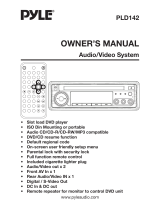 PYLE Audio DVD Player PLD142 User manual