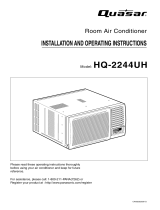 Quasar Air Conditioner HQ-2244UH User manual