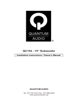 Quantum Audio Car Speaker QC154 User manual