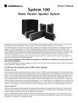 AudioSource LS 300 User manual