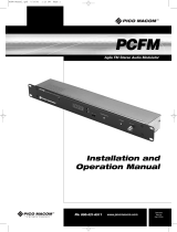 Pico Macom PCFM User manual