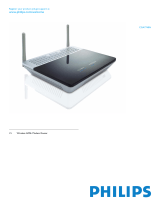 Philips Network Router CGA7740N User manual