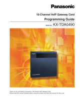 Philips Network Card KX-TDA0490 User manual