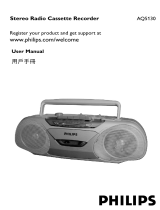 Philips Cassette Player AQ5130 User manual