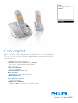Philips Cordless Telephone CD2352S User manual