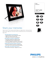 Philips Digital Photo Frame 10FF3CDW User manual