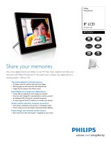 Philips Digital Photo Frame 8FF3CDW User manual