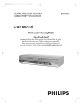 Philips DVD VCR Combo DVP3050V/51 User manual